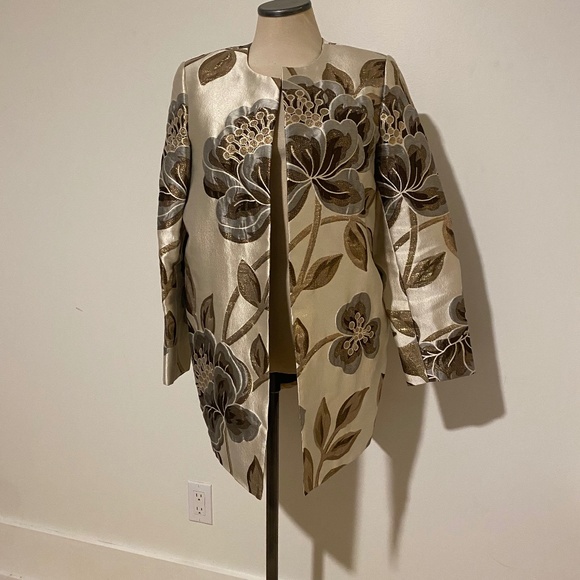 Isaac Mizrahi brocade jacket - Picture 1 of 5